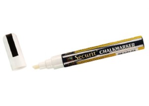 Marker Wodny Zmywalny Biały wym. końcówki 2x6 mm