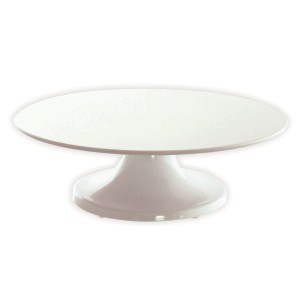 Patera z Melaminy Biała śr. 32 cm
