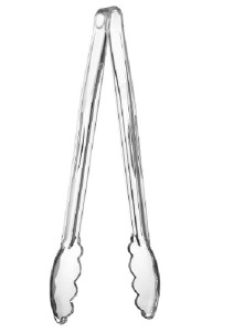 Szczypce łyżkowate przeźroczyste dł.30,5 cm