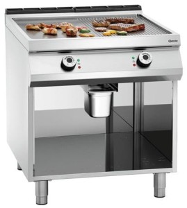 Płyta grillowa elektryczna, 1/2+1/2, PO BARTSCHER