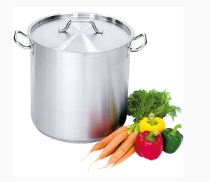 Garnek Wysoki d 280 mm 15,4 l Z Pokrywką GREDIL