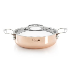 Miedziany Garnek z Pokrywką poj. 3,1 l DE BUYER