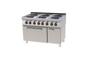 Kuchnia Elektryczna z Piekarnikiem 3- fazowym SPT 70/120 21 E REDFOX