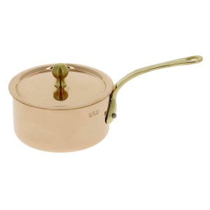 Rondel Miedziany z pokrywką 9 cm INOCUIVRE - DE BUYER