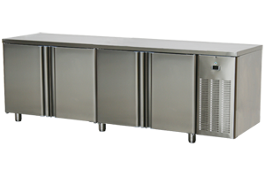 Stół Chłodniczy 4-drzwiowy z Rantem GN 1/1 SCH 4D DL RM GASTRO