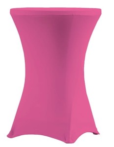 Pokrowiec Amarantowy Na Stół Koktajlowy śr. 80 cm