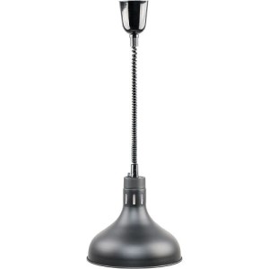Lampa grzewcza wisząca  do potraw czarna STALGAST