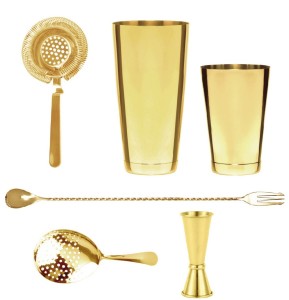 Set Barmański Złoty BAREQ