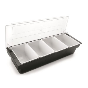 Pojemnik na Przyprawy Dodatki 4 przegrody