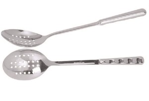 Łyżka cedzakowa stal nierdzewna dł.32cm