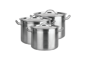 Garnek Wysoki z Pokrywką 280x280 mm 17 l