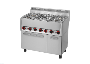 Kuch. Gaz. z Elektr. Piekarnikiem SPT90/5GL REDFOX