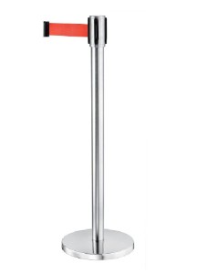 Stojak Odgradzający z Czerwoną Taśmą dł2m wys.95cm