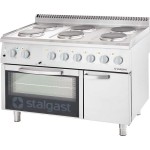 Kuchnia Elektryczna 6 Palników 15,6+7 kW STALGAST