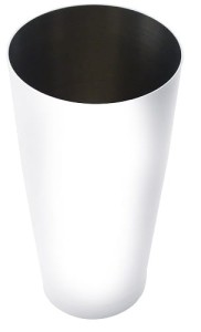 Shaker Bostoński obciążony 0,8 l biały BAREQ