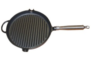 Patelnia Grillowa Żeliwna śr. 28 cm