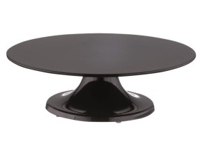 Patera z Melaminy Czarna śr. 32 cm