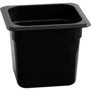 GN 1/6 h 100 mm czarny poliwęglan STALGAST