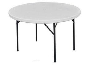 Stół Cateringowy Okrągły 8 osobowy śr. 152,4 cm