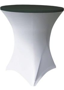 Top na Blat Stółu Koktajlowego Czarny śr. 80 cm