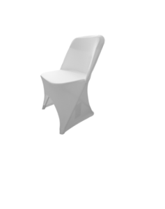 Pokrowiec Biały na Krzesło wys.88 cm