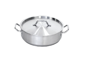 Garnek Niski z Pokrywką 400x150 mm 19 l