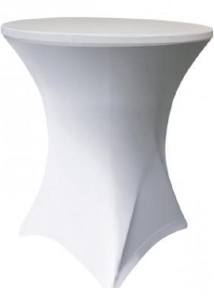 Top na Blat Stółu Koktajlowego Szary śr. 80 cm